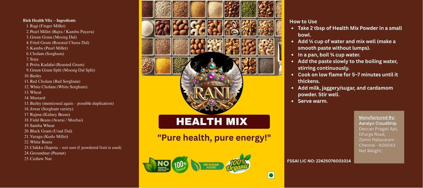 Rich Health Mix Powder