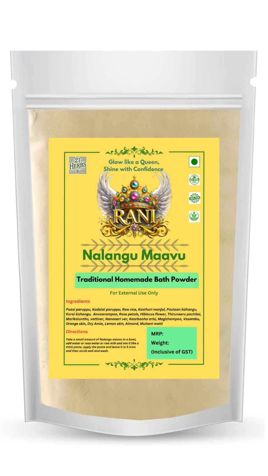 Nalangu Maavu (Herbal Bath Powder)