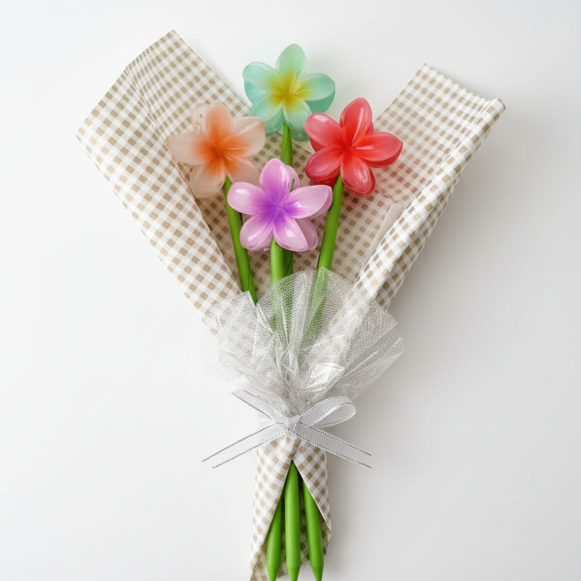 Flower Hair Clips Bouquet 2