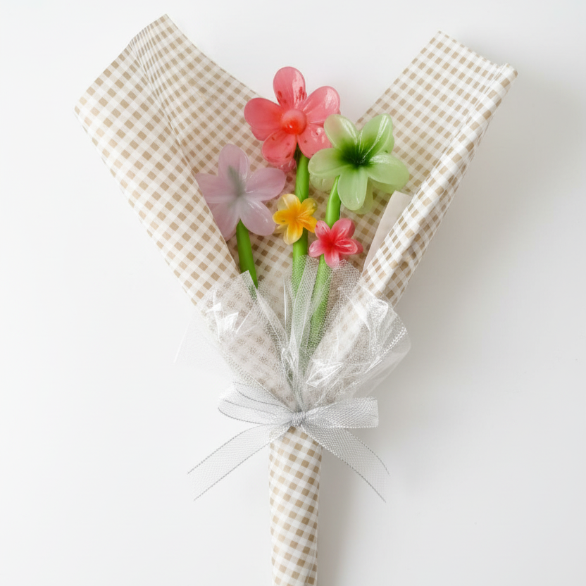 Flower Hair Clips Bouquet 3