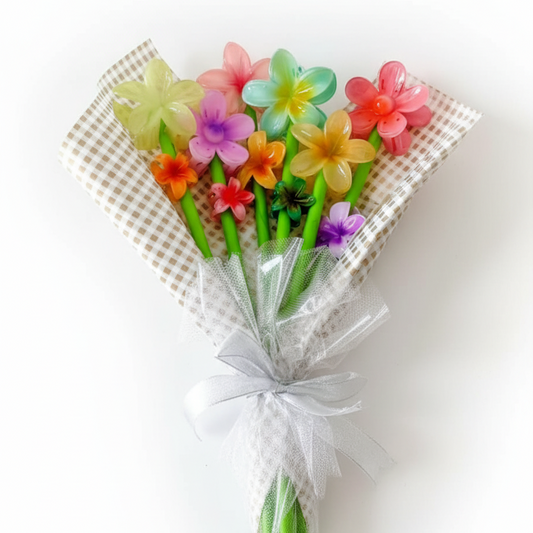 Flower Hair Clips Bouquet 4